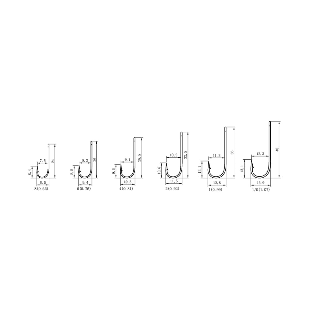 Oceanic Team Aberdeen Hook H13201BN Pressing Needle Point – Black Nickel - Image 3